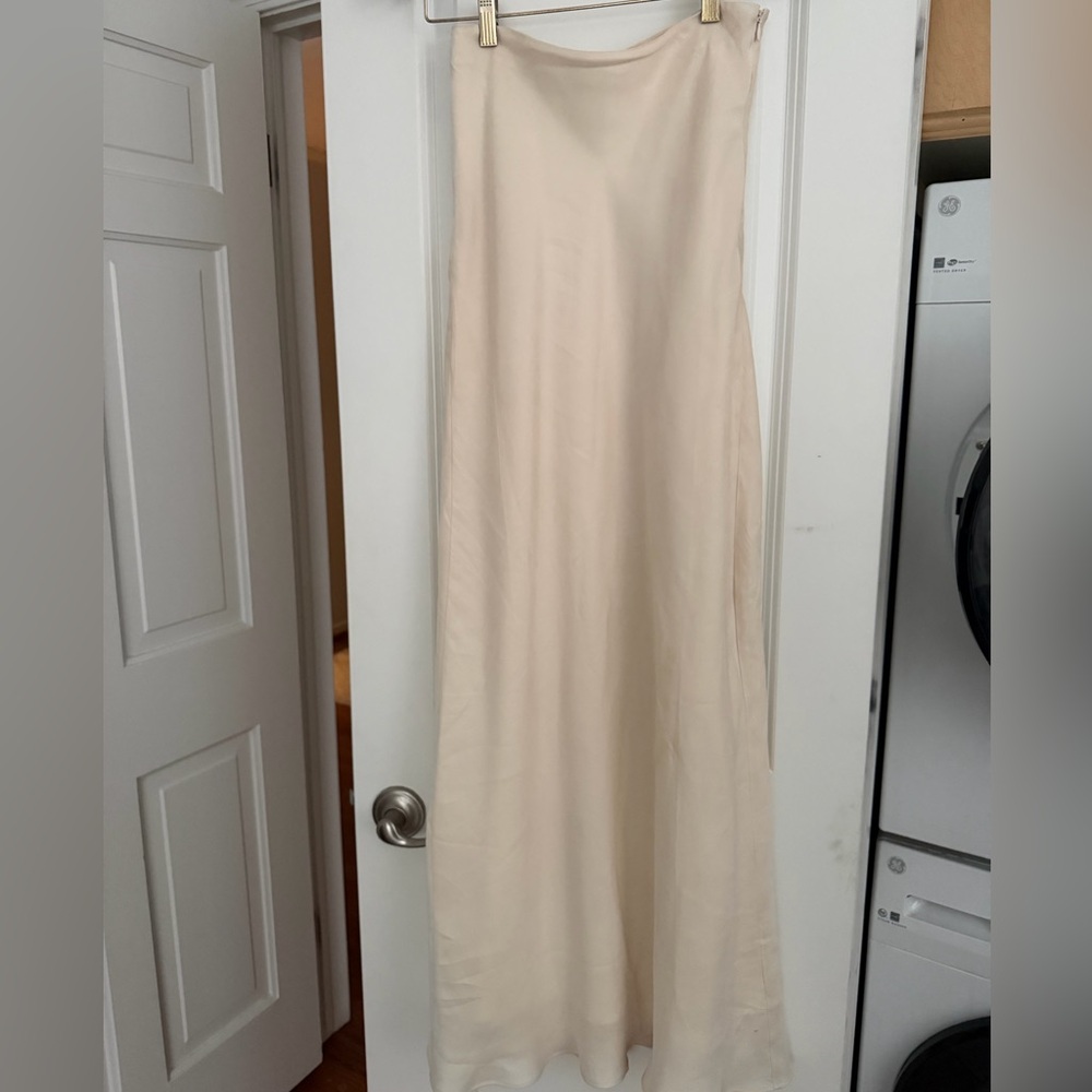 BOA Cupro Bias- Cut Maxi Skirt and Vest Two Piece Set - Picture 5 of 5